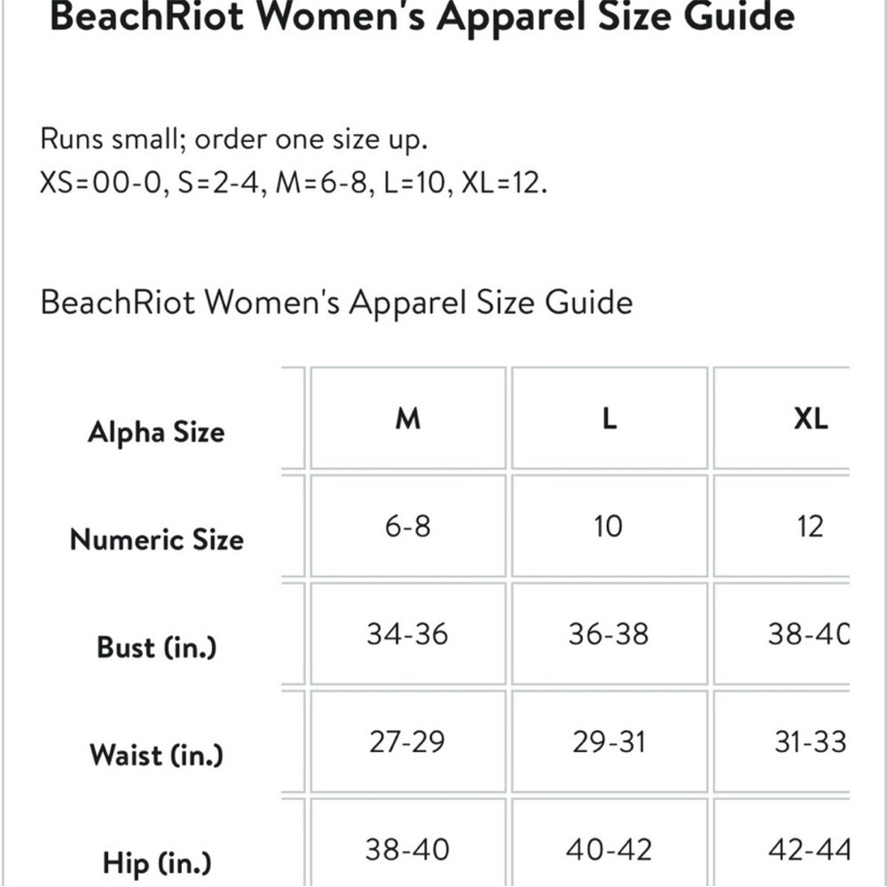 Beach Riot NEW Amber One pics swim Size M - Picture 7 of 7